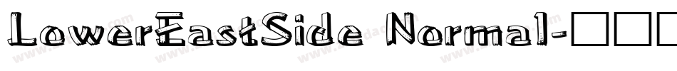 LowerEastSide Normal字体转换
